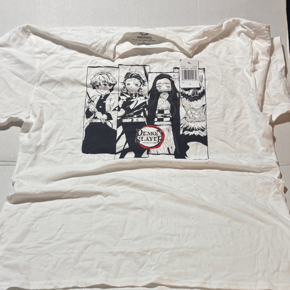 Demon Slayer mens White T-Shirt